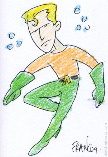 Franco's Aquaman Sketch