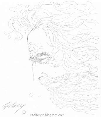 Paul Gulacy Aquaman Sketch